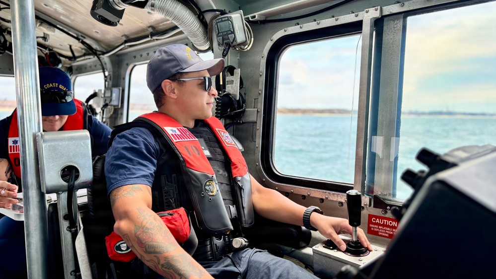 Coast Guard Station Los Angeles-Long Beach conducts security patrol in support of Operation Ready Eagle, FIFA World Cup 2026