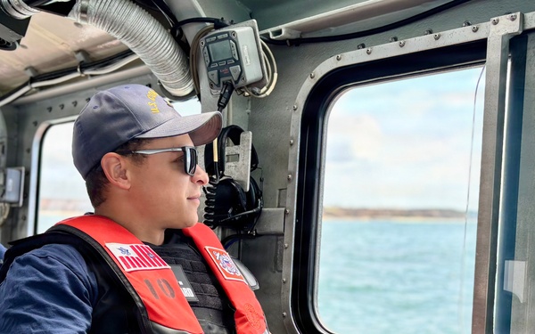 Coast Guard Station Los Angeles-Long Beach conducts security patrol in support of Operation Ready Eagle, FIFA World Cup 2026
