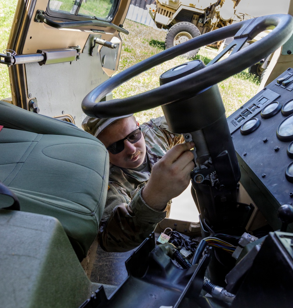 Vehicle Maintenance at Operation Patriot Press