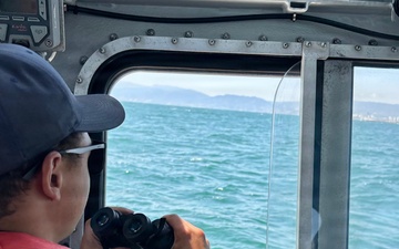 Coast Guard Station Los Angeles-Long Beach conducts security patrol in support of Operation Ready Eagle, FIFA World Cup 2026