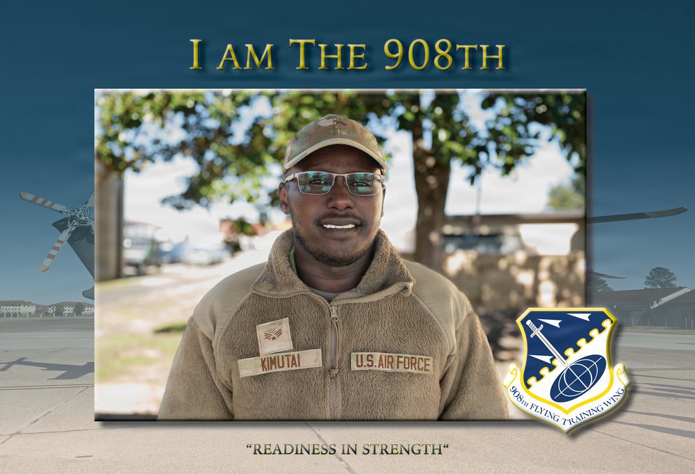 I am The 908th:  Senior Airman Adrian Kimutai