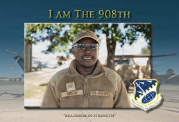 I am The 908th:  Senior Airman Adrian Kimutai