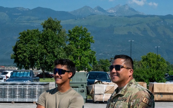 161st Logistics Readiness Squadron Ground Transportation Specialist Conducts Forklift Training at Aviano Air Base