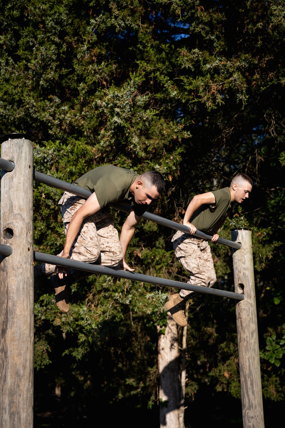 India company conducts the obstacle course