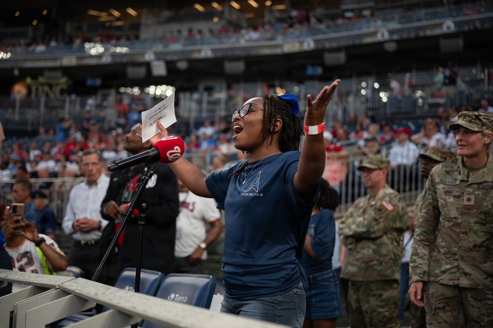 U.S. Space Force Day at Nationals Park