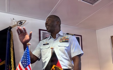 U.S. Coast Guard Sector Maryland-National Capital Region Commander Visits German Navy's Gorch Fock at Sail250 Maryland