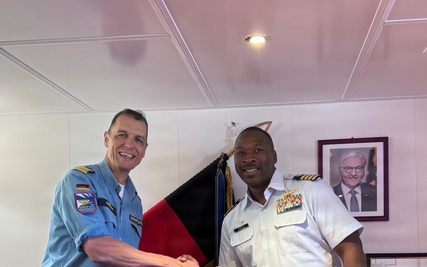 U.S. Coast Guard Sector Maryland-National Capital Region Commander Visits German Navy's Gorch Fock at Sail250 Maryland