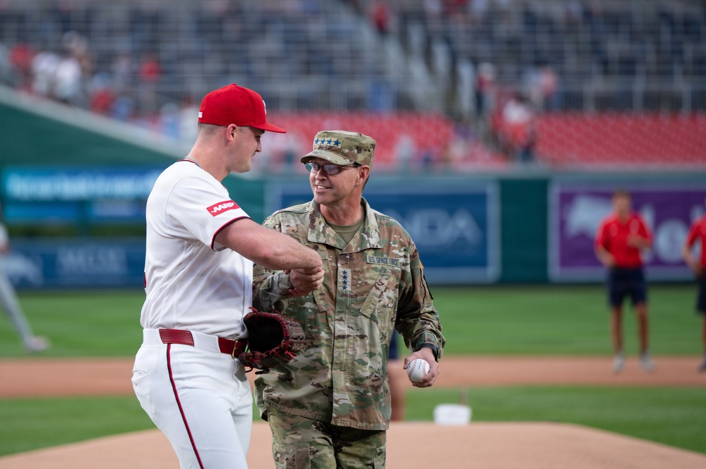 U.S. Space Force Day at Nationals Park