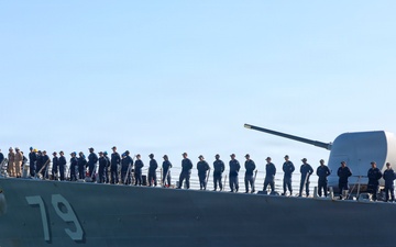 USS Oscar Austin (DDG 79) Returns to homeport in Rota