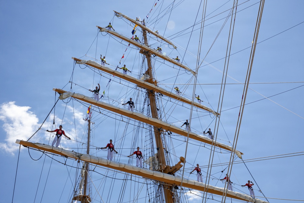BAE Guayas Participates in Sail 250 MD