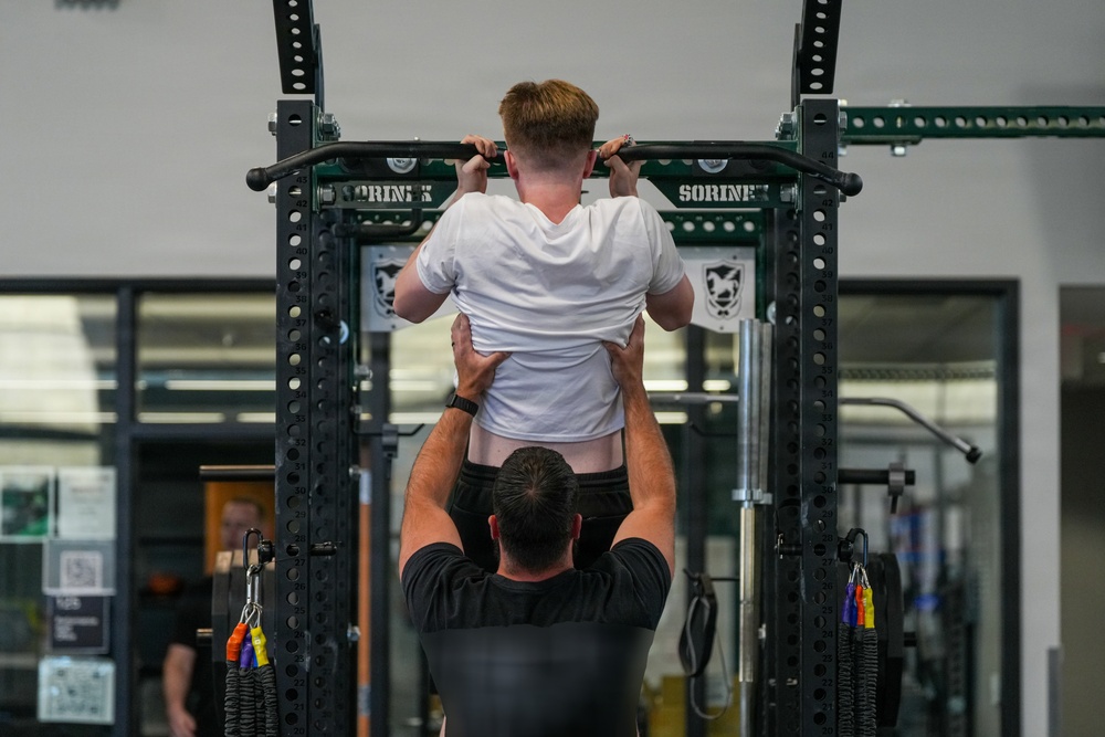 Built by Grit: 10th SFG(A) hosts Football Players for Grit Workout event