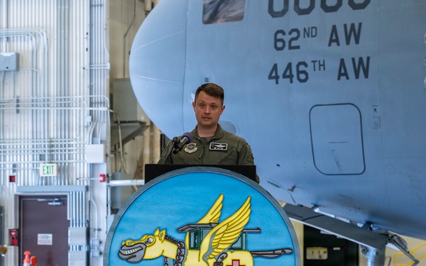 8th Airlift Squadron change of command