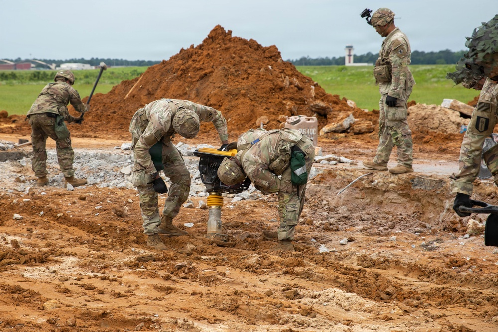 20th Engineer Brigade conducts Rapid Airfield Damage Repair