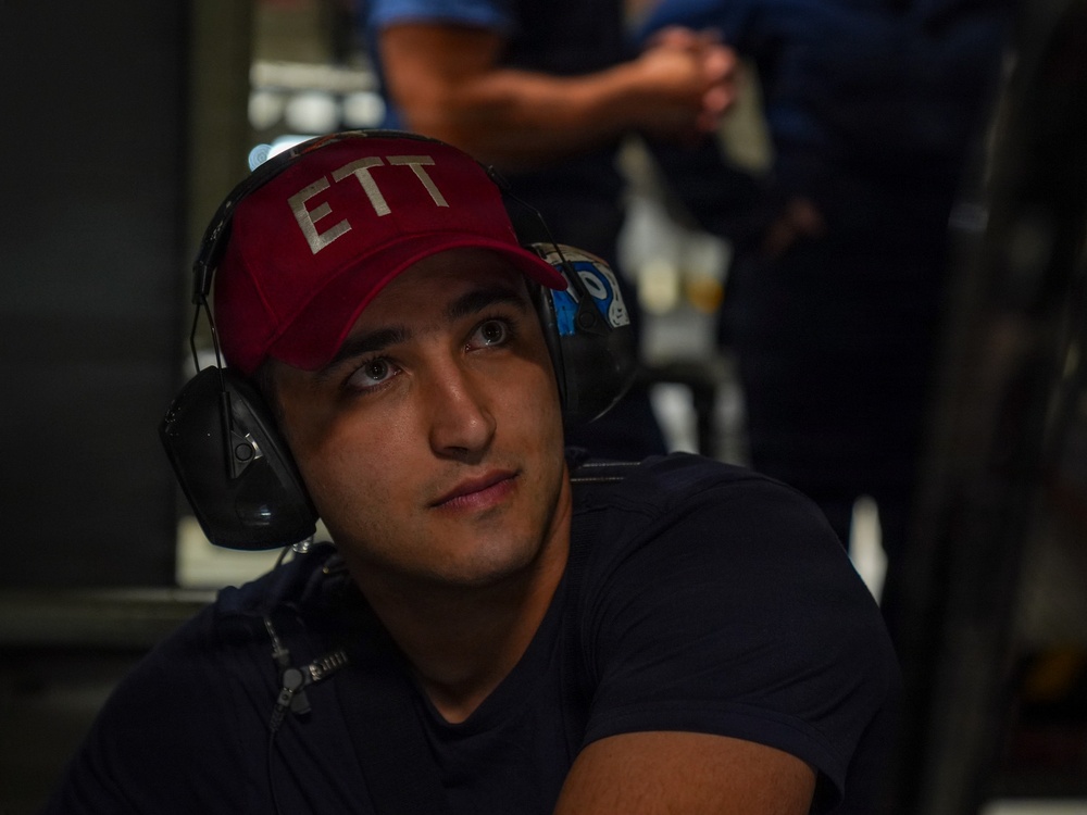 USCGC Midgett Crew Conducts Engineering Casualty Drills