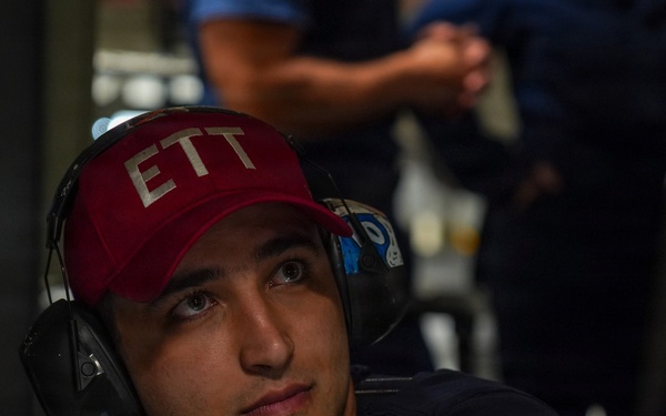USCGC Midgett Crew Conducts Engineering Casualty Drills