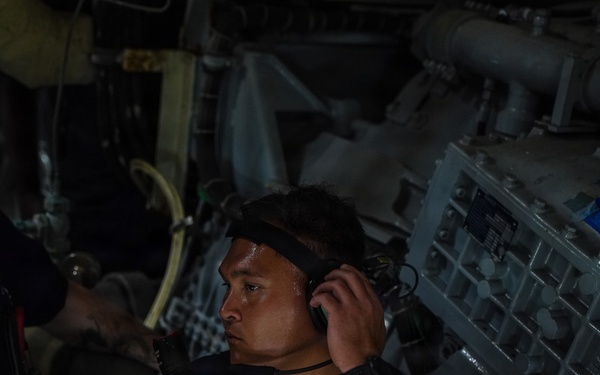 USCGC Midgett Crew Conducts Engineering Casualty Drills