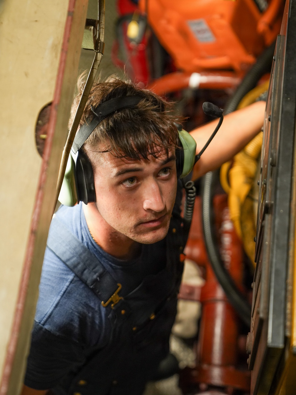 USCGC Midgett Crew Conducts Engineering Casualty Drills