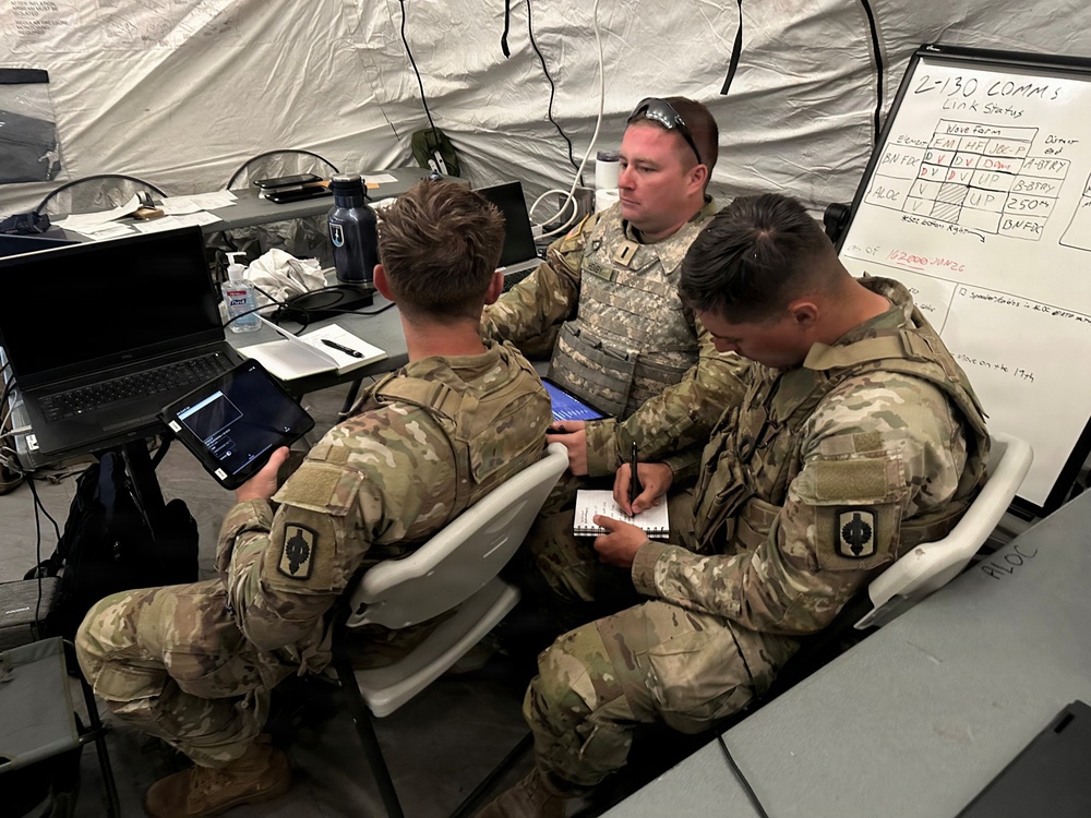 Kansas Rockets and AvMC Demonstrate Fire Direction on the Move in Under Six Weeks