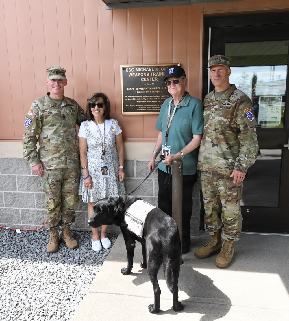 Fort Drum community honors Medal of Honor recipient at rededication ceremony