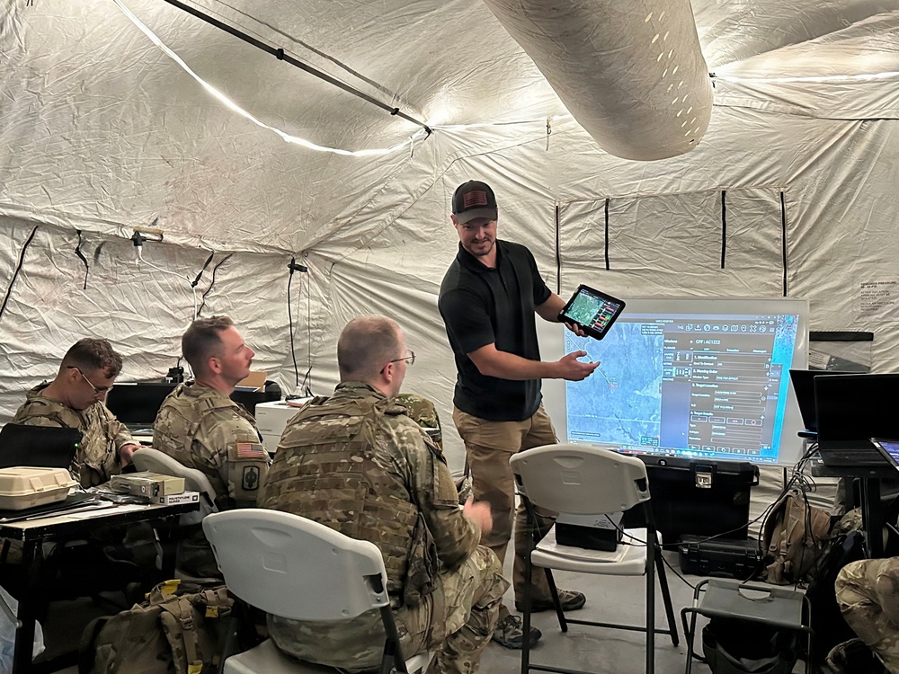 Kansas Rockets and AvMC Demonstrate Fire Direction on the Move in Under Six Weeks