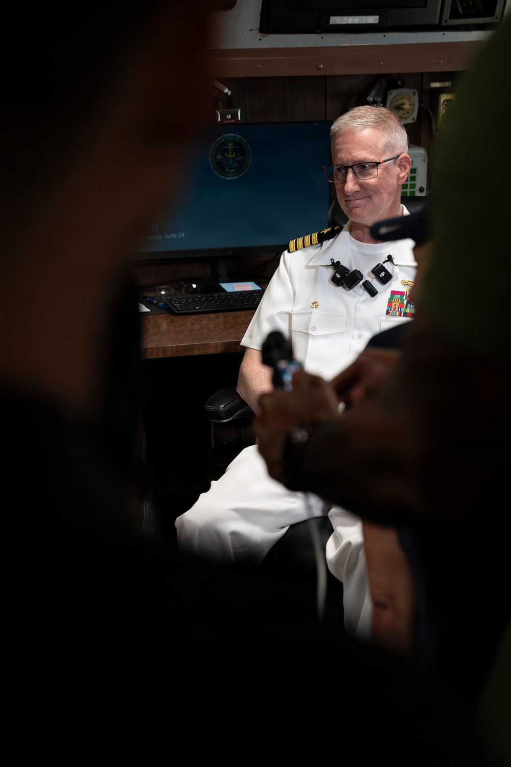 USS Arlington (LPD 24) Commanding Officer Media Interview