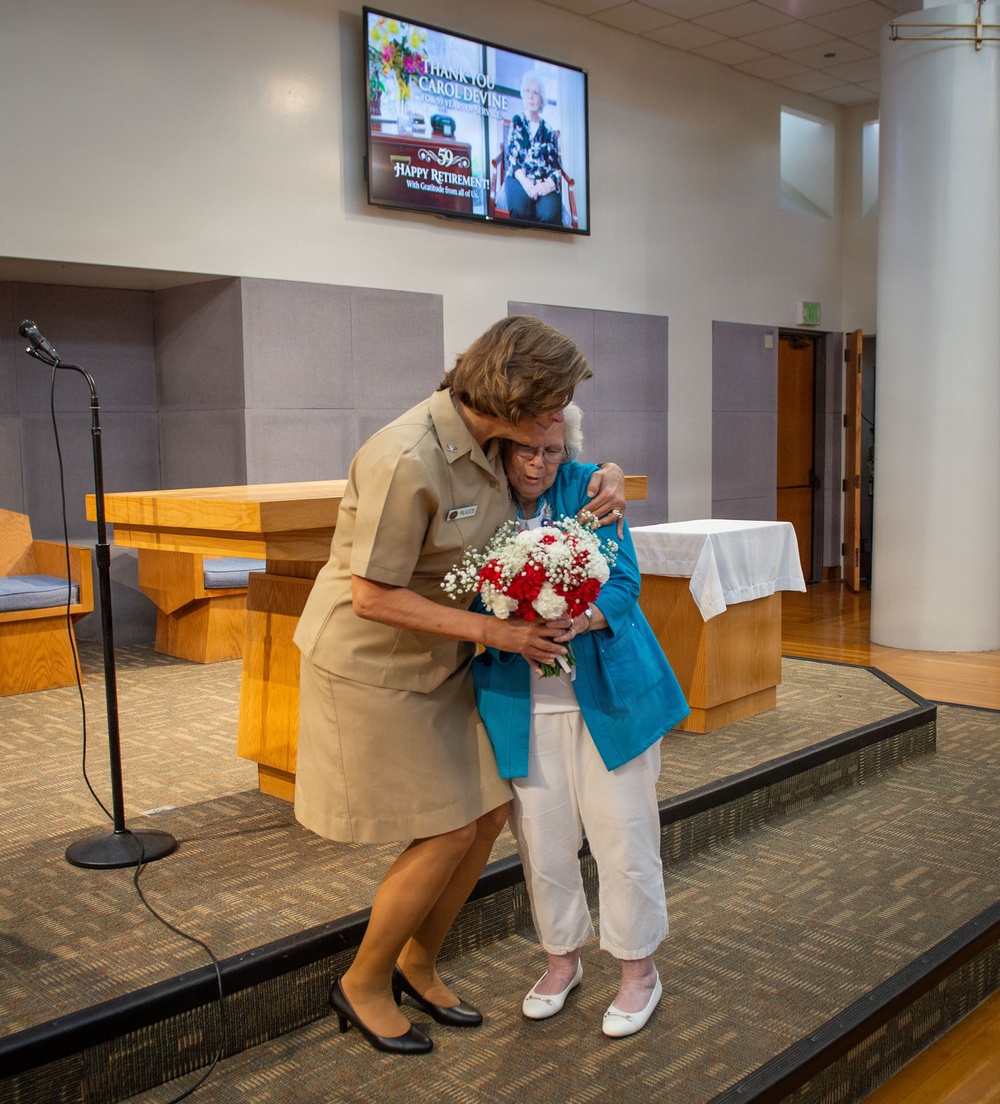 NMCSD XO Executive Assistance Retires After 59 Years of Service