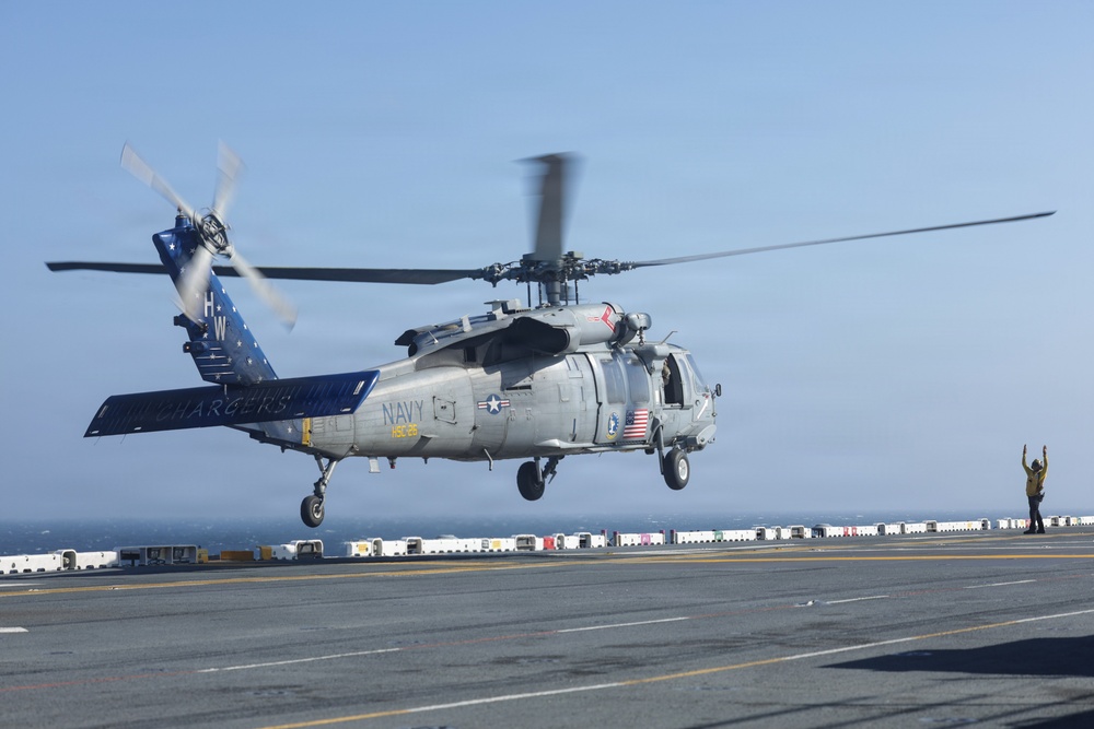 USS Kearsarge Participates In Fleet Exercise 250