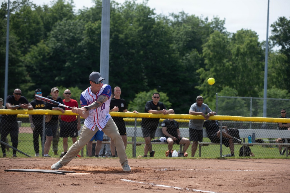 Mountainfest Commanders vs. command Sgt. Maj.'s softball