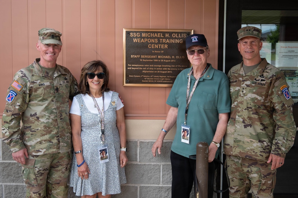 SSG Michael H. Ollis Weapon Training Center Rememorialization