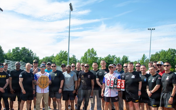 Mountainfest Commanders vs. command Sgt. Maj.'s softball