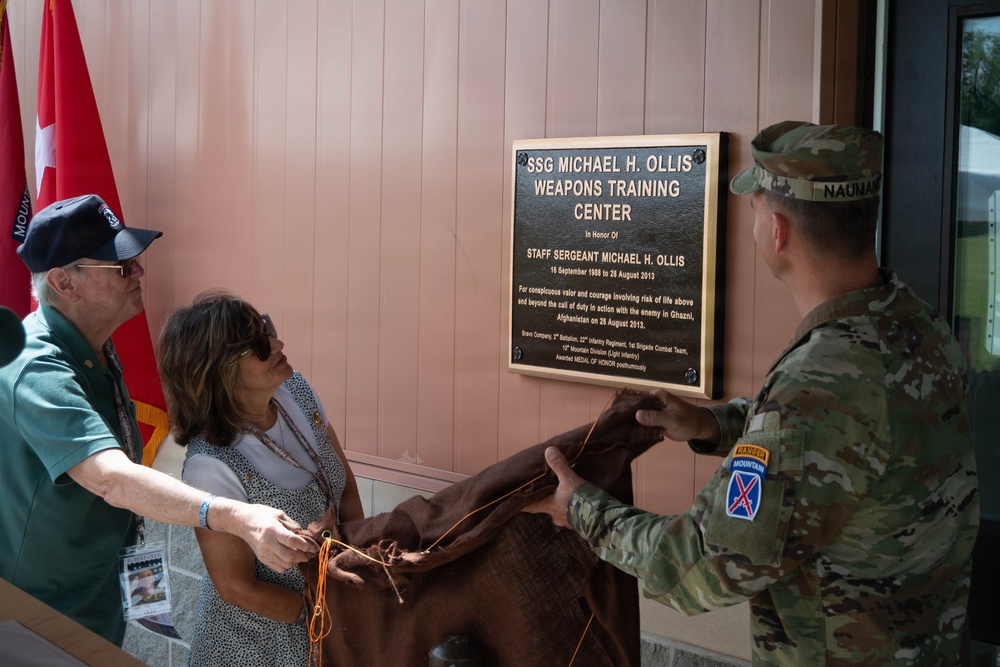 SSG Michael H. Ollis Weapon Training Center Rememorialization