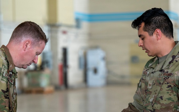 Mission Profile: Wing leadership joins maintainers on the flightline during MXG immersion