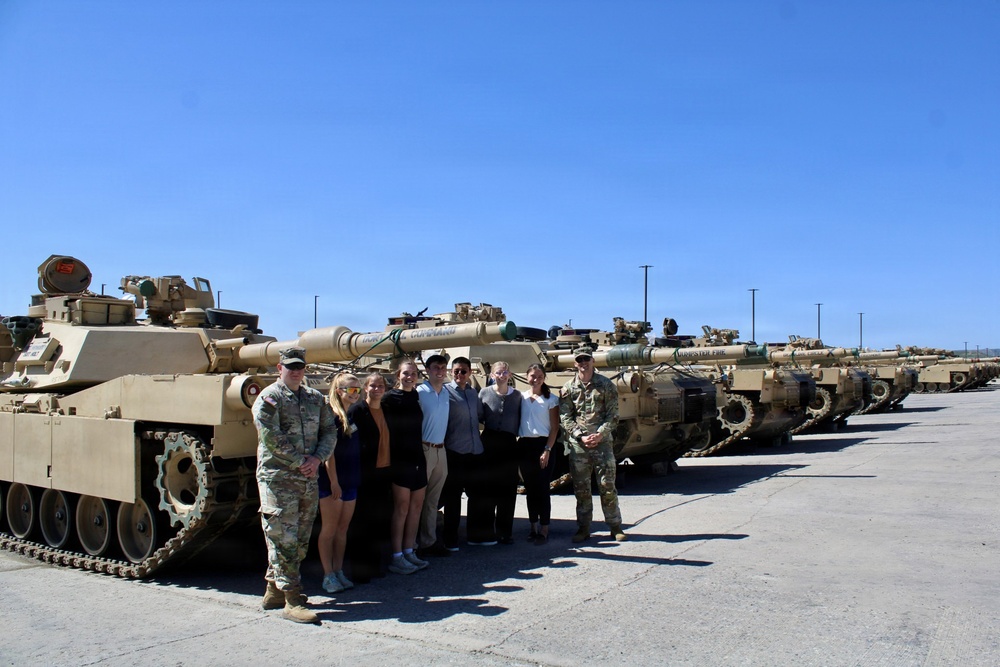 JAG Corps Legal Interns become familiar with Abrams