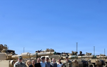 JAG Corps Legal Interns become familiar with Abrams