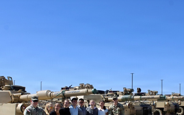 JAG Corps Legal Interns become familiar with Abrams