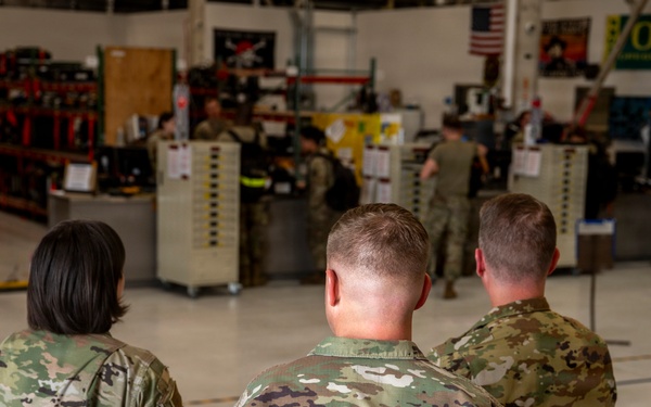 Mission Profile: Wing leadership joins maintainers on the flightline during MXG immersion