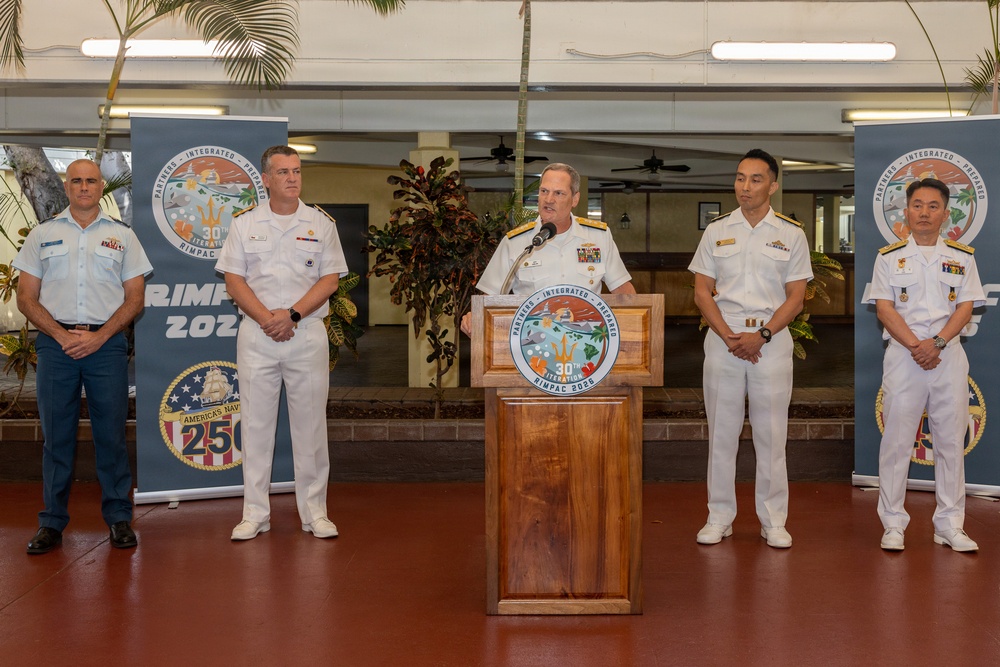 RIMPAC 2026 opening Press Conference