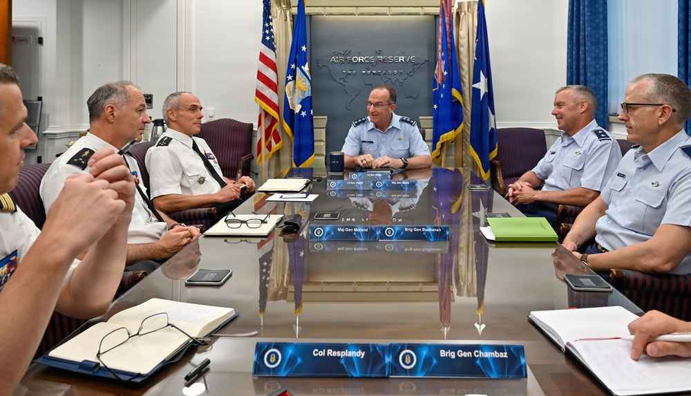 Air Force Reserve hosts French Air and Space Force delegation for RAPP engagement