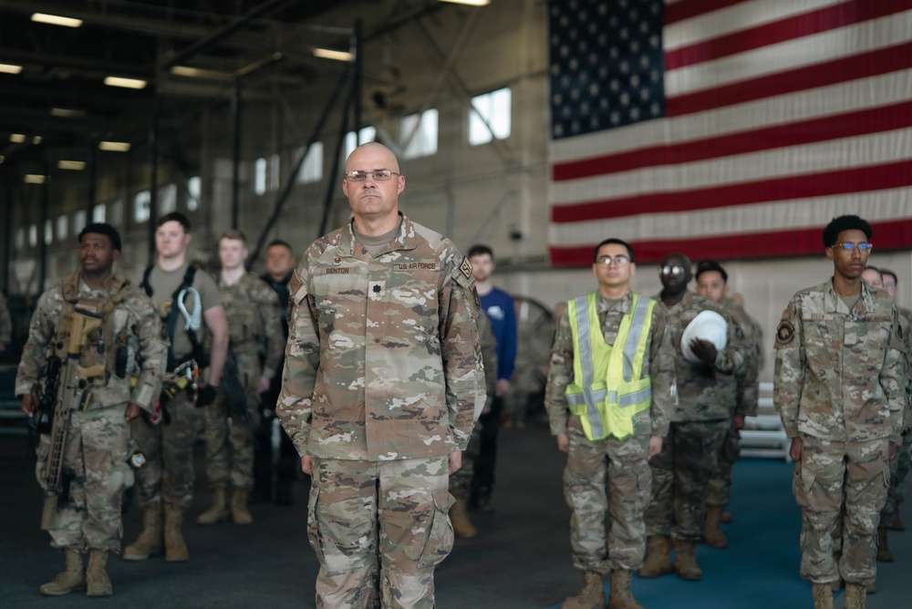 673d MSG change of command