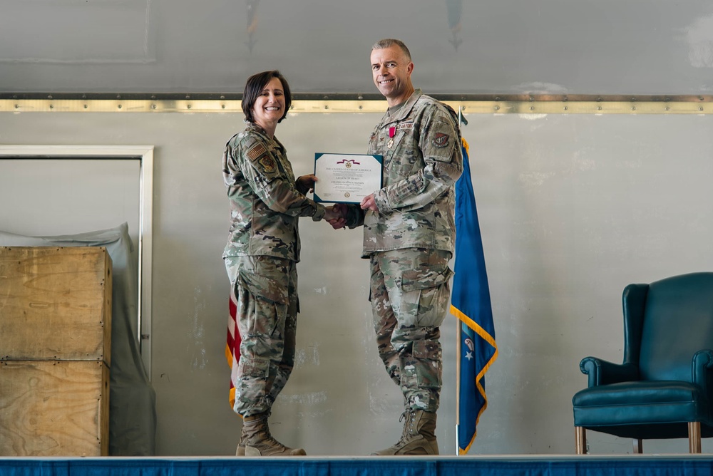 673d MSG change of command