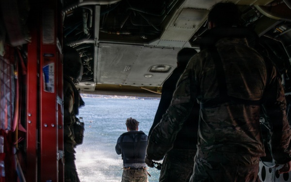 1st SFG(A) Green Berets conduct Helocast
