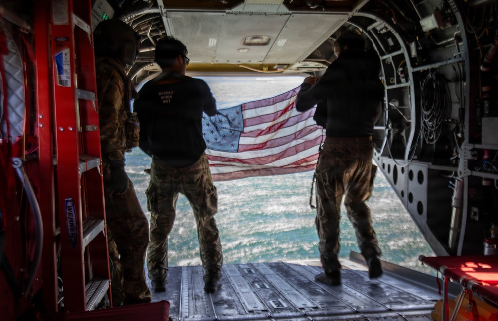 1st SFG(A) Green Berets conduct Helocast