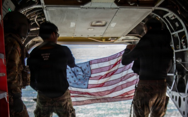 1st SFG(A) Green Berets  onduct a Helocast