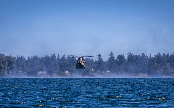 1st SFG(A) Green Berets conduct a Helocast