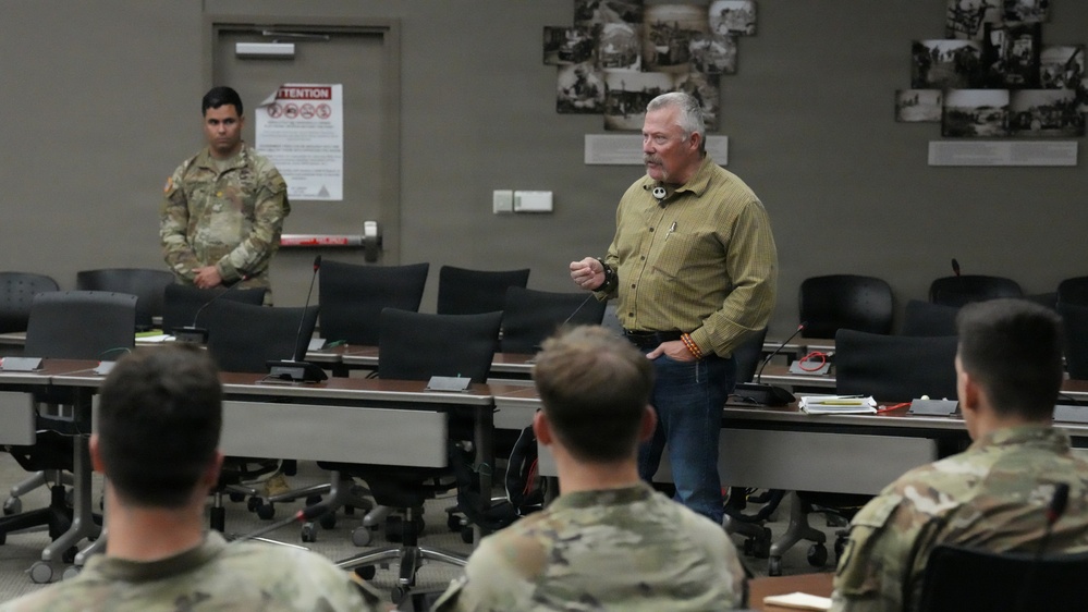 Division Safety personnel gives safety brief to West Point cadets