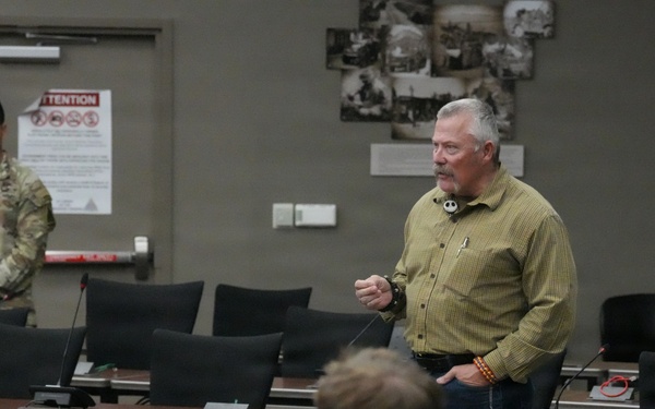 Division Safety personnel gives safety brief to West Point cadets