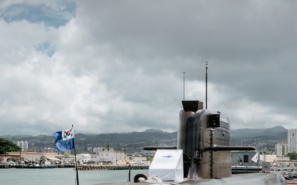 Republic of Korea Submarine Dosan Ahn Changho (SS 083) arrives in Hawaii for RIMPAC 26