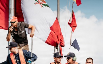 Peruvian Navy BAP Chipana (SS 34) arrives in Hawaii for RIMPAC