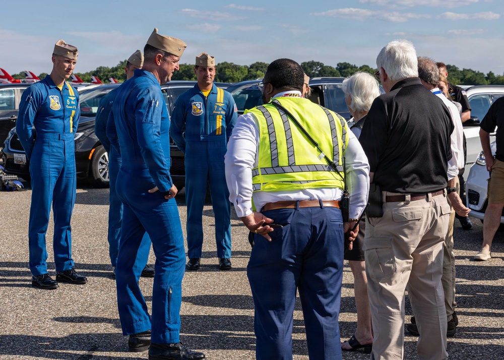 BLUE ANGELS ARRIVE FOR SAIL 250 MD