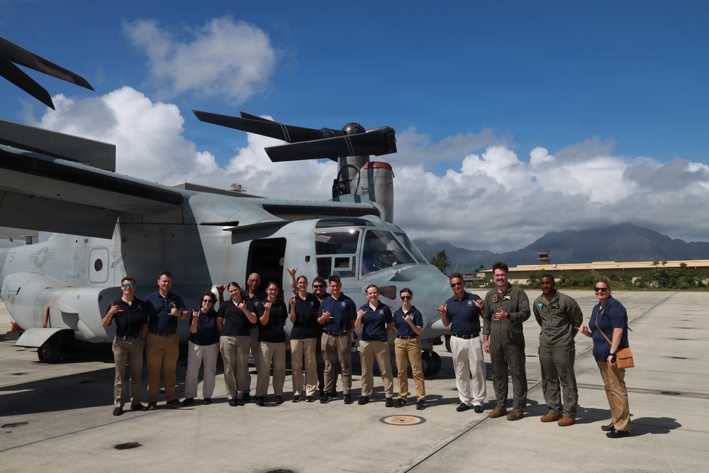 Civil Air Patrol visits VMGR-153 and VMM-268